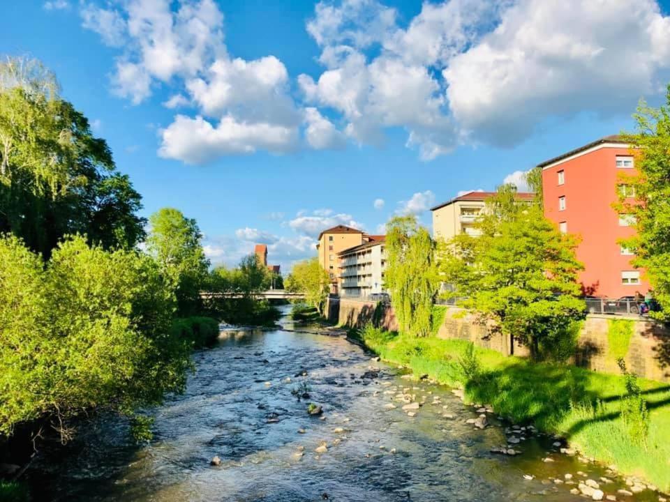 Wunderschoenes Apartment Am Schloessle Zentrum Pforzheim Dış mekan fotoğraf